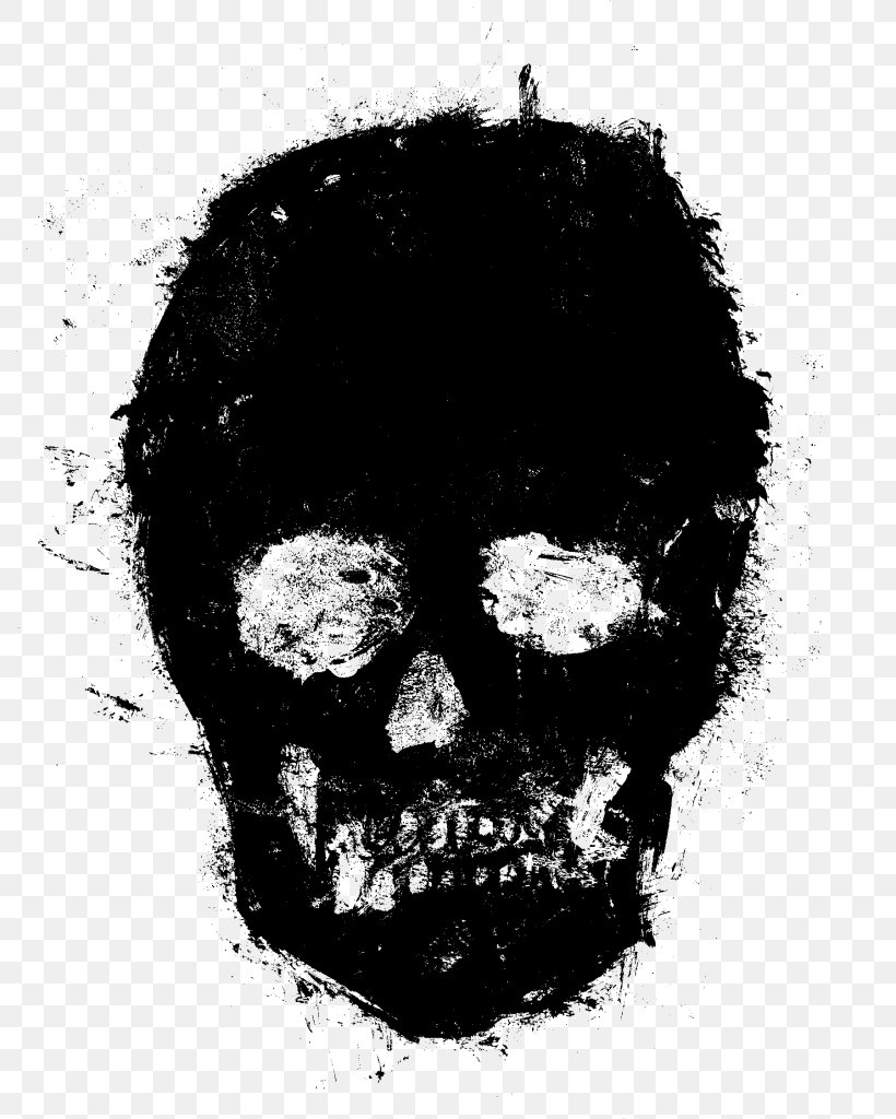 Skull Desktop Wallpaper, PNG, 790x1024px, Skull, Art, Black And White, Bone, Digital Image Download Free