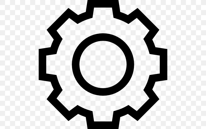 Gear Management Technology Service, PNG, 512x512px, Gear, Area, Black, Black And White, Factory Download Free