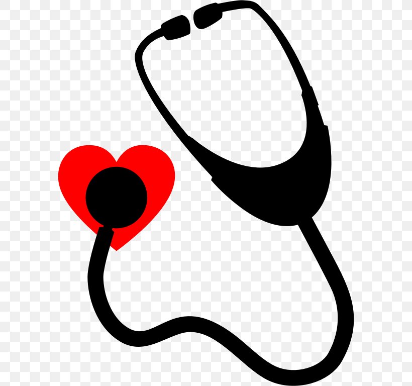 Stethoscope Nursing Clip Art, PNG, 590x768px, Stethoscope, Artwork, Black And White, Cardiology, Health Care Download Free