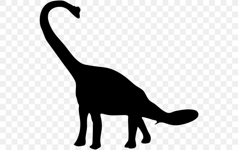 Brachiosaurus Brontosaurus Diplodocus Tyrannosaurus Clip Art, PNG, 550x519px, Brachiosaurus, Black, Black And White, Brontosaurus, Carnivoran Download Free