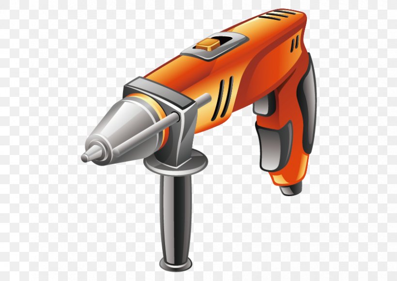 Power Tool Euclidean Vector, PNG, 842x596px, Tool, Electricity, Impact Driver, Machine, Orange Download Free