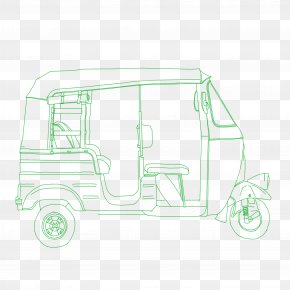 Auto Rickshaw - Car Auto Rickshaw Taxi Drawing PNG