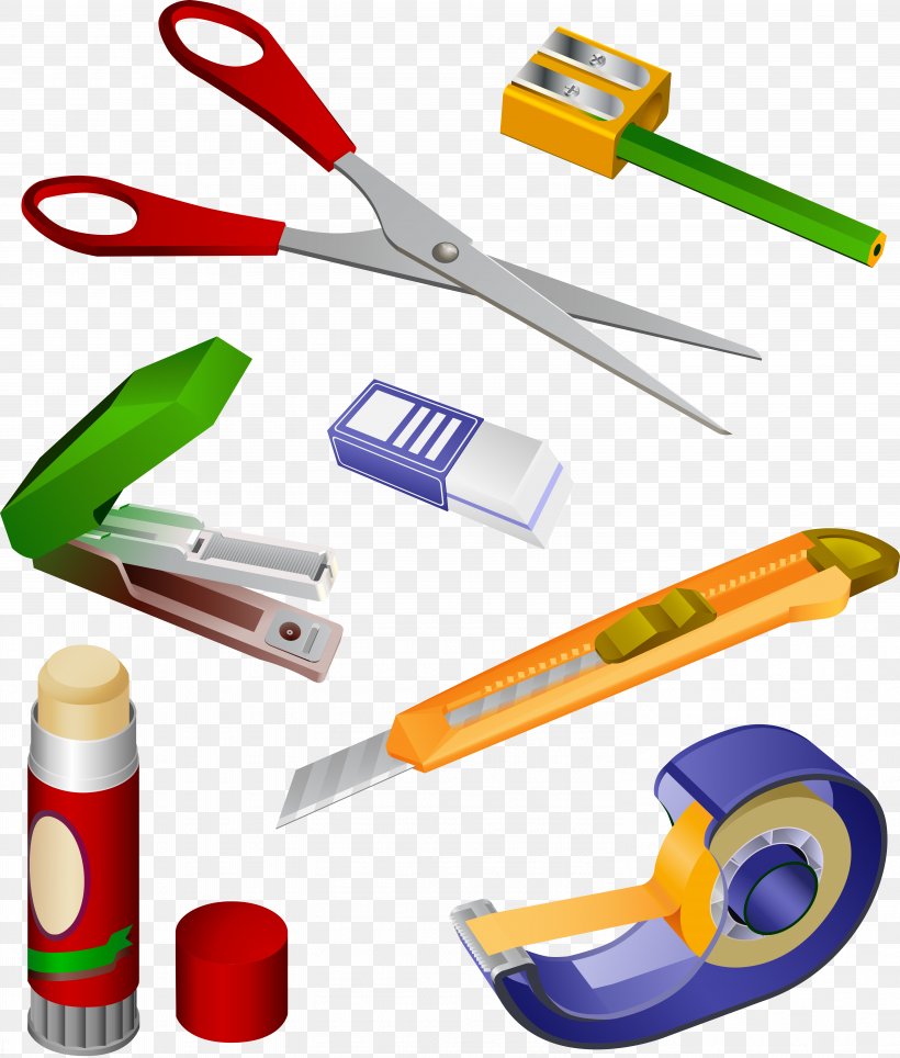 Office Supplies Clip Art, PNG, 5952x7000px, Office Supplies, Drawing, Hardware, Pen Pencil Cases, Pencil Download Free