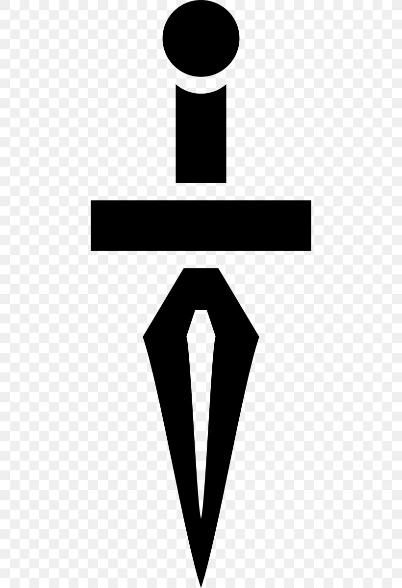 Dagger Logo Symbol Clip Art, PNG, 450x1200px, Dagger, Black, Black And White, Brand, Christ The Redeemer Download Free