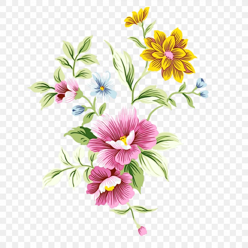 Flower Art Watercolor, PNG, 2289x2289px, Watercolor, Art, Botany, Bouquet, Cut Flowers Download Free