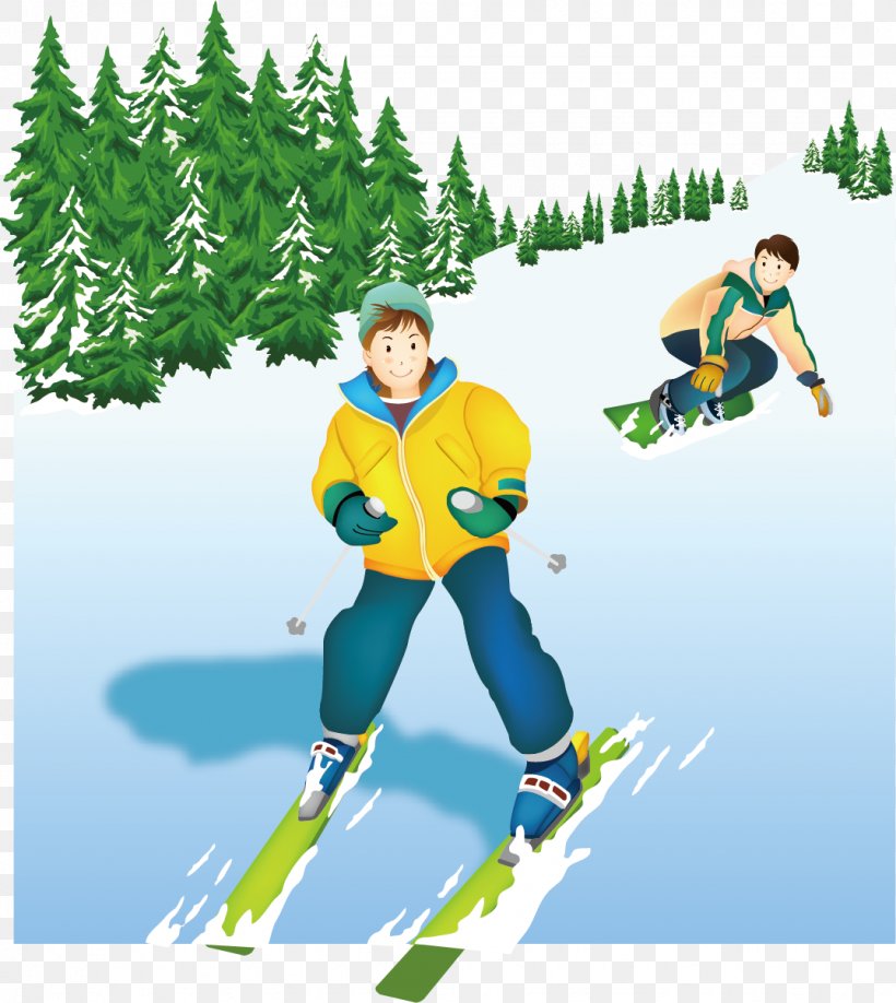 Adobe Illustrator Skiing, PNG, 1075x1204px, Skiing, Alpine Skiing, Clothing, Extreme Sport, Fictional Character Download Free