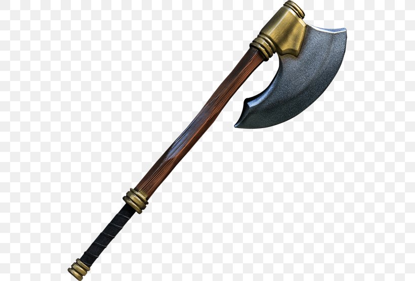 Battle Axe Weapon Larp Axe Middle Ages, PNG, 555x555px, Axe, Battle Axe, Bearded Axe, Blade, Cold Weapon Download Free