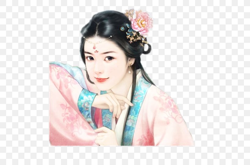 Emoji Geisha Sticker Woman 橙光游戏, PNG, 506x540px, Watercolor, Cartoon, Flower, Frame, Heart Download Free