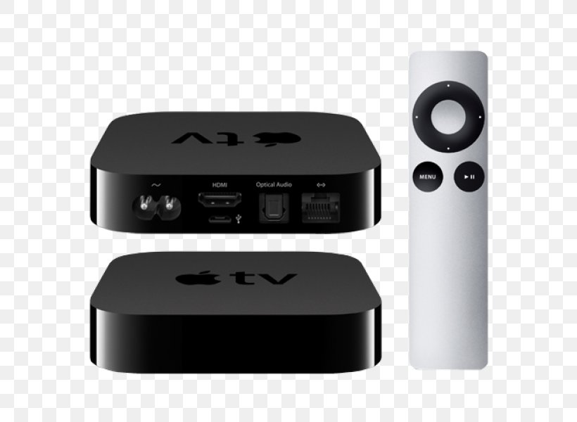 Apple TV (3rd Generation) Digital Media Player MacBook Air, PNG, 600x600px, Apple Tv, Airport, Apple, Apple Tv 3rd Generation, Digital Media Player Download Free