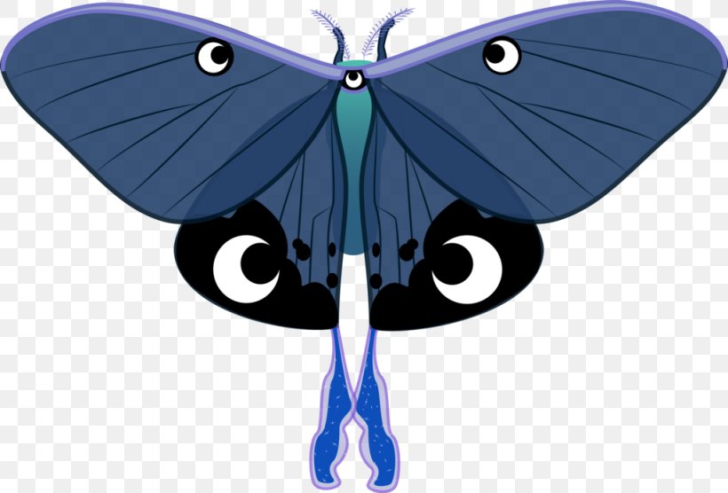 Butterfly Luna Moth Princess Luna Pony, PNG, 1024x695px, Butterfly, Cuteness, European Gypsy Moth, Hummingbird Hawkmoth, Insect Download Free