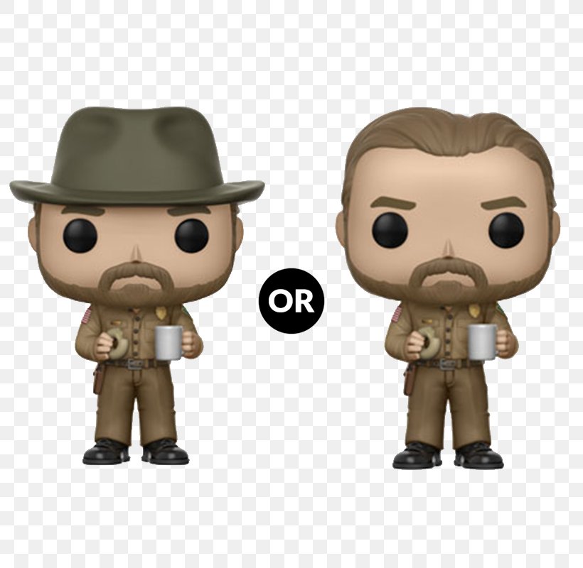 Chief Hopper Funko Pop Television Stranger Things Eleven Toy With Eggoschase Funko Pop Stranger Things Figure Action & Toy Figures, PNG, 800x800px, Watercolor, Cartoon, Flower, Frame, Heart Download Free