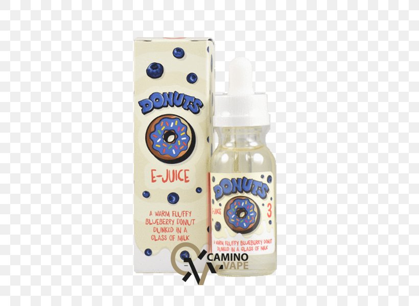 Donuts Juice Electronic Cigarette Aerosol And Liquid Milk Cream, PNG, 600x600px, Donuts, Blueberry, Concentrate, Cream, Dessert Download Free
