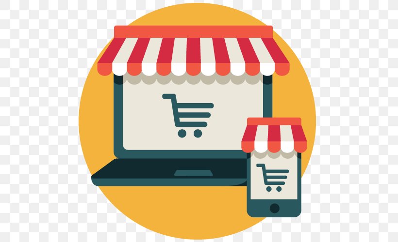 Online Shopping E-commerce Retail Digital Marketing, PNG, 500x500px, Online Shopping, Advertising, Area, Brand, Business Download Free