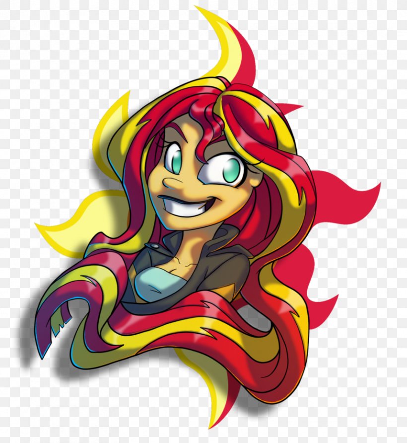 Sunset Shimmer Pony Fan Art Equestria, PNG, 857x933px, Sunset Shimmer, Art, Cartoon, Deviantart, Digital Art Download Free