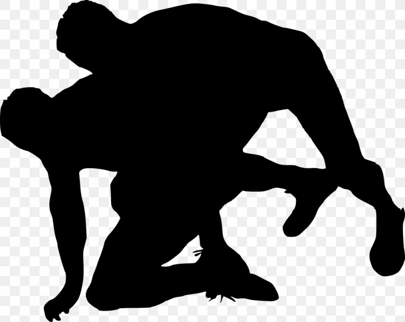 Sport Wrestling Silhouette Clip Art, PNG, 1024x816px, Sport, Black, Black And White, Bowling, Human Behavior Download Free