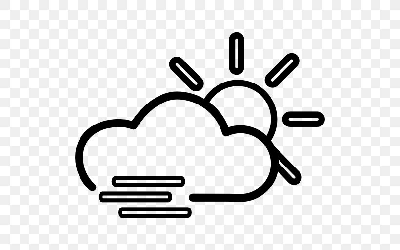 Weather Forecasting Wind Cloud Clip Art, PNG, 512x512px, Weather, Area, Black And White, Cloud, Finger Download Free