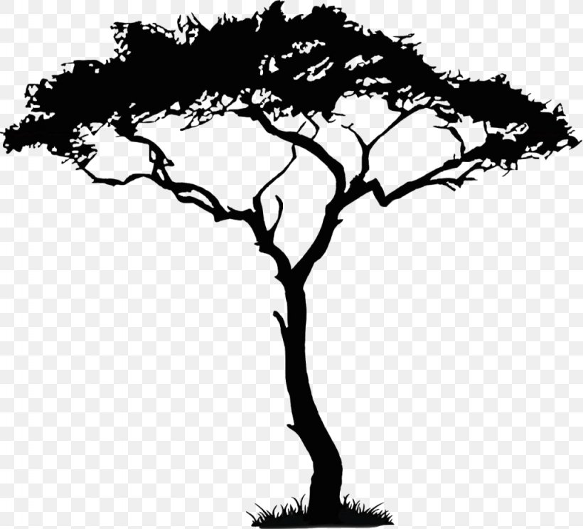 African Trees Clip Art, PNG, 1024x930px, African Trees, Africa, Art, Black And White, Branch Download Free