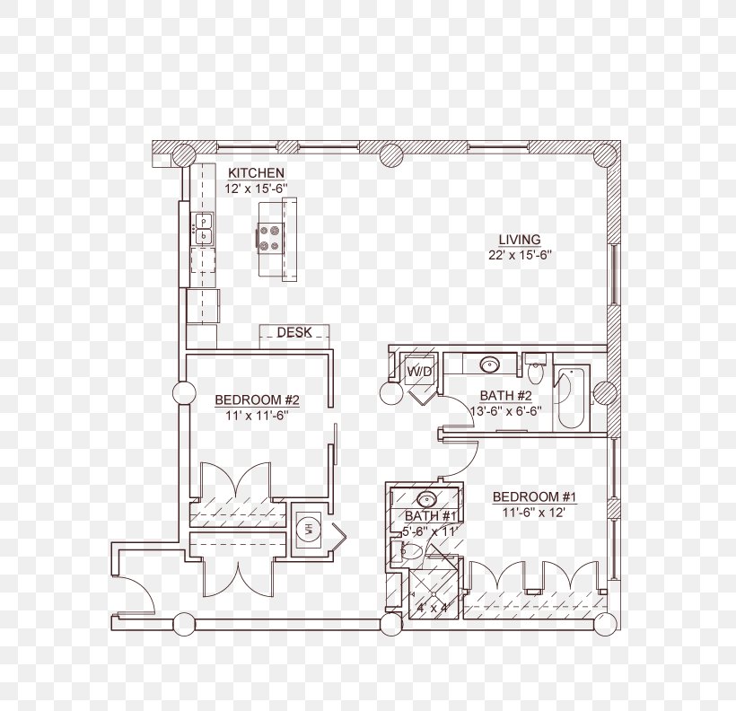 Floor Plan Lofts@Euclid Apartment, PNG, 612x792px, Floor Plan, Air Conditioning, Amenity, Apartment, Area Download Free