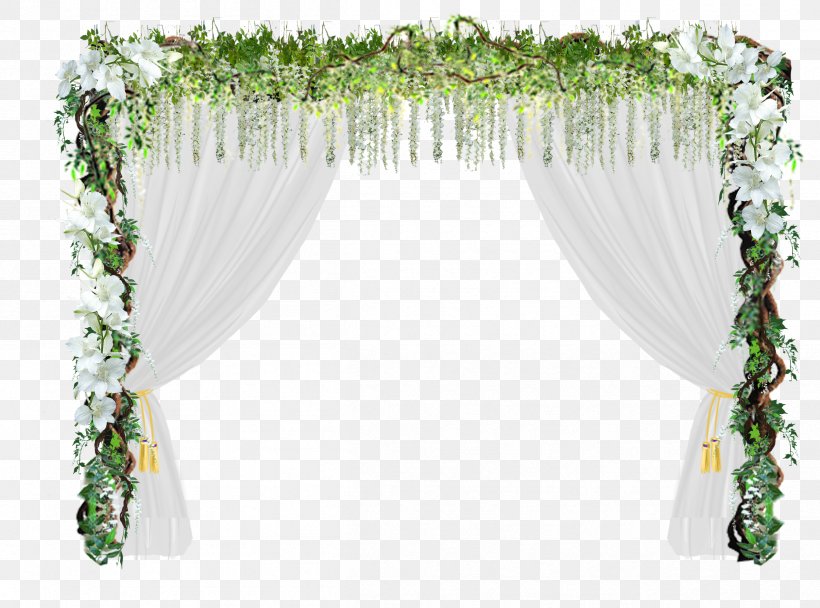 Flower Door Wedding Arch, PNG, 2412x1789px, Flower, Arch, Curtain, Decor, Door Download Free