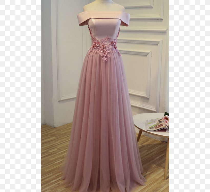 Prom Evening Gown Dress Tulle A-line, PNG, 750x750px, Prom, Aline, Applique, Bridal Party Dress, Chiffon Download Free