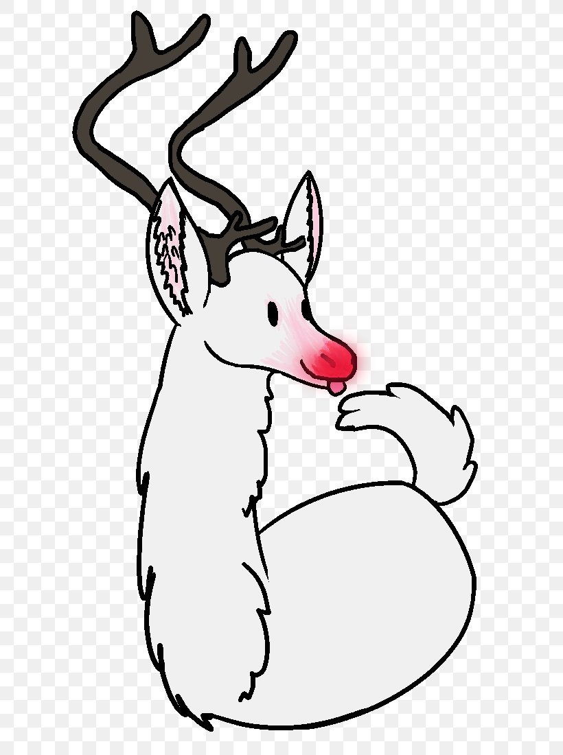 Reindeer Vertebrate Antler Animal, PNG, 700x1100px, Deer, Animal, Animal Figure, Antler, Black And White Download Free