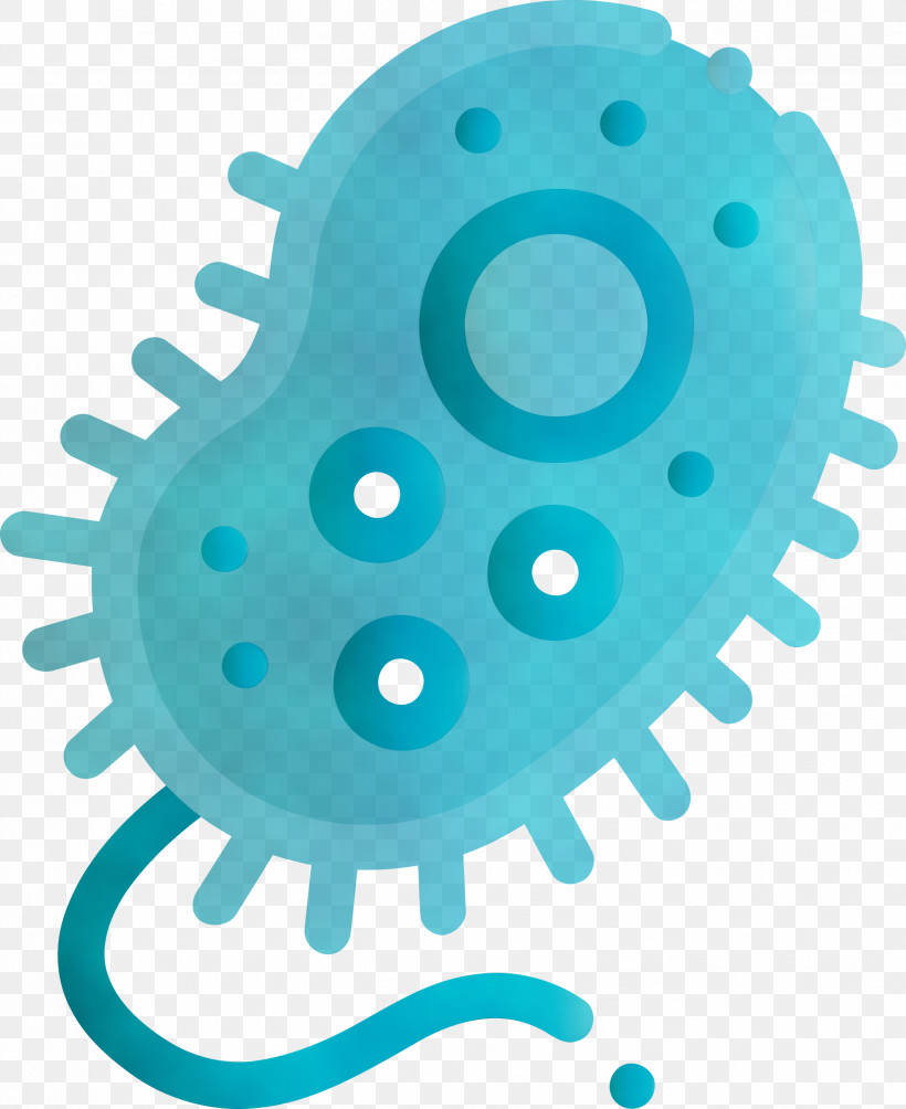 Turquoise Gear, PNG, 2449x3000px, Bacteria, Gear, Germs, Paint, Turquoise Download Free