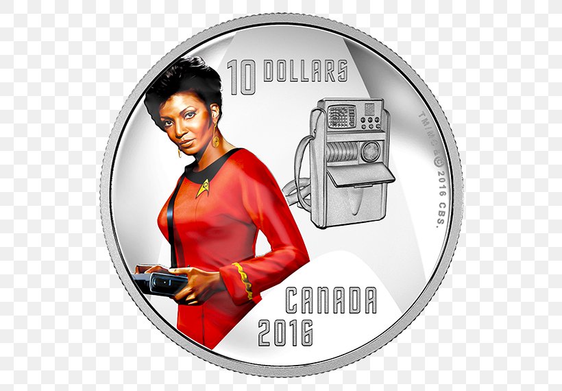 Uhura Star Trek James T. Kirk Spock Silver, PNG, 570x570px, Uhura, Brand, Coin, Fashion Accessory, James T Kirk Download Free