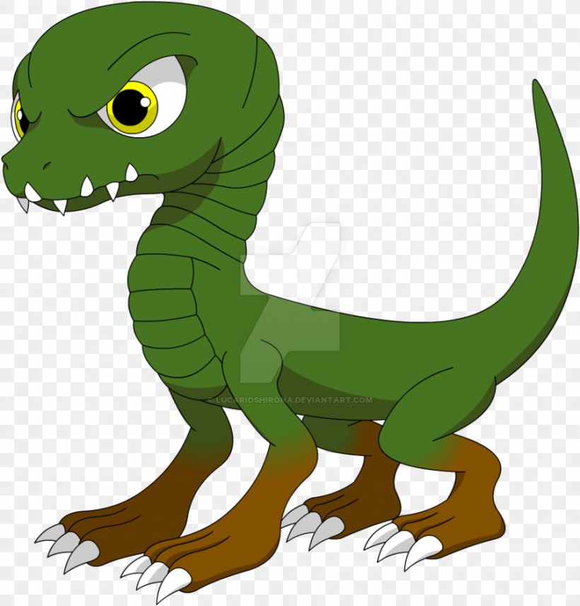 Tyrannosaurus Velociraptor Legendary Creature Clip Art, PNG, 900x940px, Tyrannosaurus, Dinosaur, Fauna, Fictional Character, Grass Download Free
