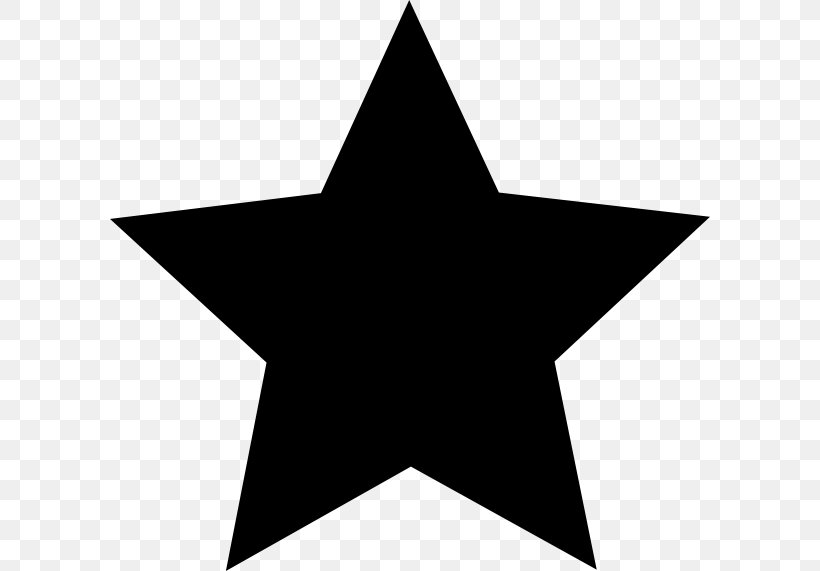 Black And White Star Clip Art, PNG, 600x571px, Black And White, Black, Drawing, Free Content, Point Download Free