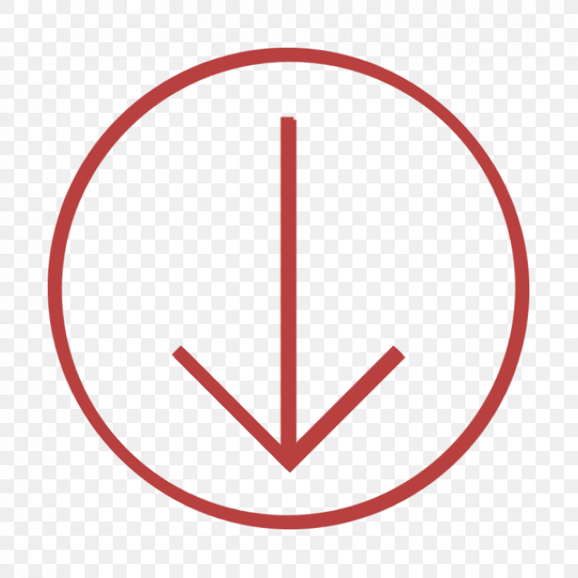 Down Arrow Icon IOS7 Set Lined 1 Icon Download Icon, PNG, 1236x1236px, Down Arrow Icon, Angle, Cartoon, Circle, Download Icon Download Free