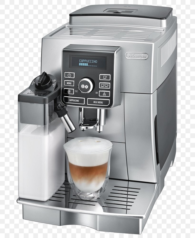 Espresso Machines Latte De'Longhi Magnifica S ECAM 22.110, PNG, 719x1000px, Espresso, Coffeemaker, Drip Coffee Maker, Espresso Machine, Espresso Machines Download Free