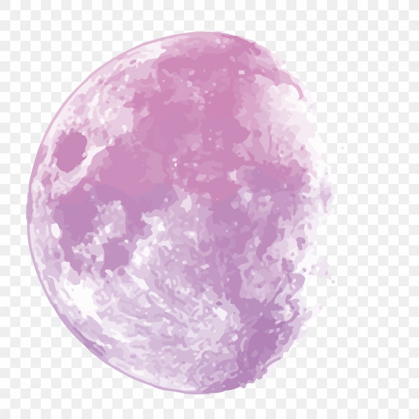 Moon Euclidean Vector Gradient, PNG, 1500x1501px, Moon, Euclidean Space, Gradient, Lilac, Magenta Download Free