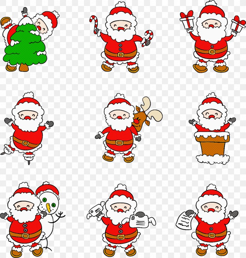 Santa Claus, PNG, 1095x1146px, Cartoon, Christmas, Holiday Ornament, Santa Claus Download Free