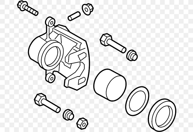 Hyundai Motor Company Drawing, PNG, 678x560px, Hyundai, Area, Auto Part, Black And White, Calipers Download Free