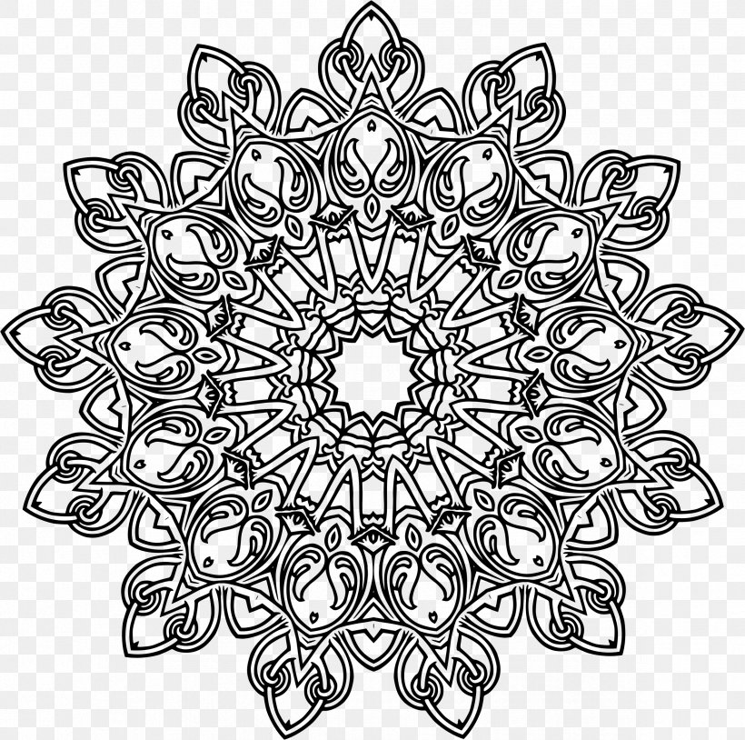 Libra Ornament, PNG, 2368x2352px, Libra, Art, Black And White, Decorative Arts, Floral Design Download Free