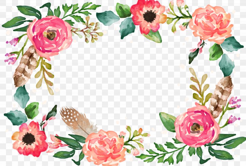 Watercolor Painting Flower Illustration, PNG, 5332x3617px, Watercolour Flowers, Art, Creative Market, Cut Flowers, Decor Download Free