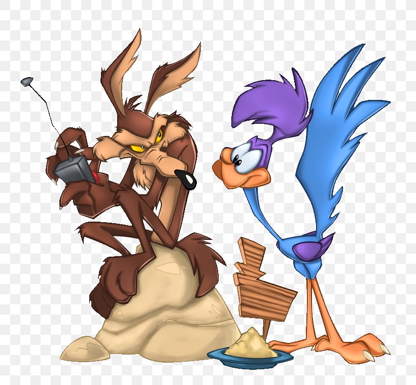 Wile E. Coyote And The Road Runner Looney Tunes Tasmanian Devil Greater  Roadrunner, PNG, 800x759px, Coyote,