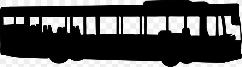 Airport Bus School Bus Silhouette, PNG, 2320x649px, Bus, Airport Bus, Black, Black And White, Bus Stop Download Free