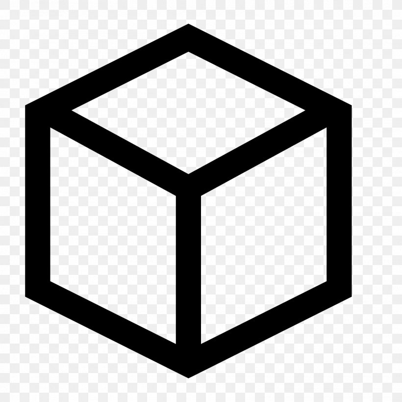 Cube Symbol, PNG, 1600x1600px, Cube, Area, Black And White, Icon Design, Logo Download Free
