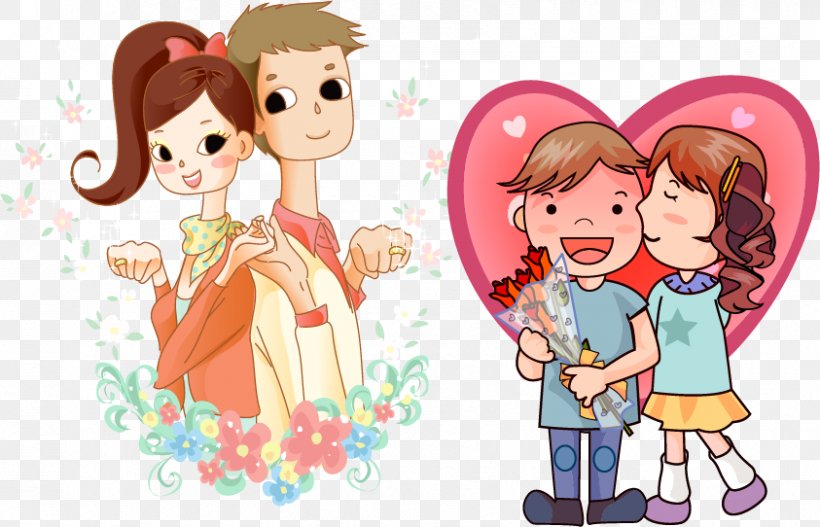 Online Dating Service Interpersonal Relationship Intimate Relationship Committed Relationship, PNG, 843x542px, Watercolor, Cartoon, Flower, Frame, Heart Download Free
