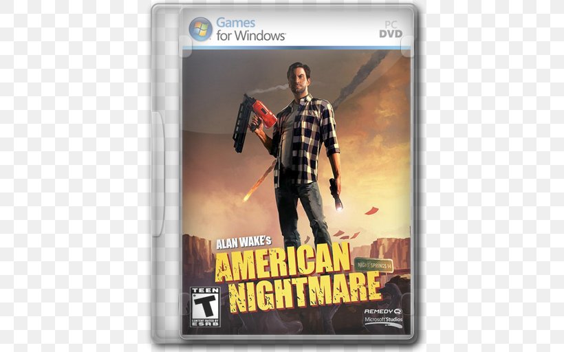 Alan Wake's American Nightmare Xbox 360 Quantum Break Video Game, PNG, 512x512px, Alan Wake, Action Figure, Adventure Game, Film, Game Download Free