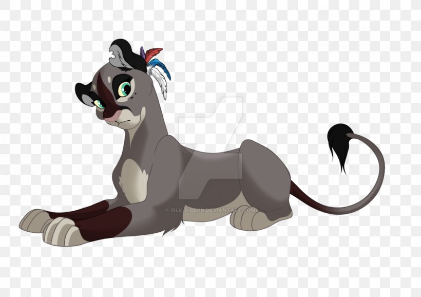 Lion Ribbon Cat Horse Cartoon, PNG, 1024x723px, Lion, Animal, Animal Figure, Art, Big Cat Download Free