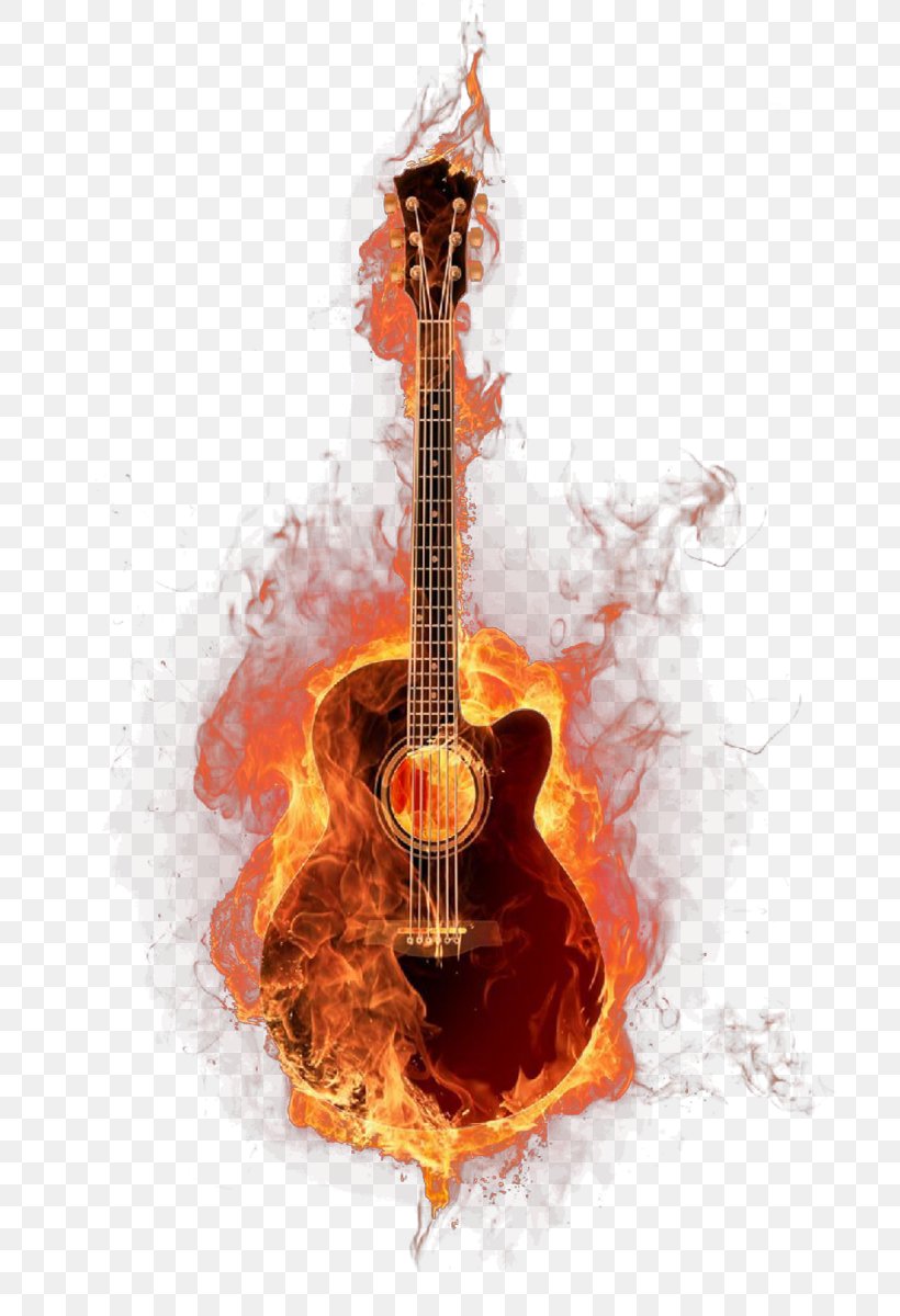 Acoustic Guitar Fire Clip Art, PNG, 750x1200px, Watercolor, Cartoon, Flower, Frame, Heart Download Free