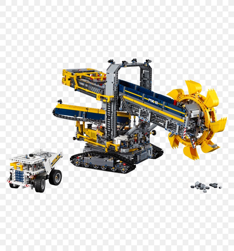 Bucket-wheel Excavator Lego Technic Toy LEGO 42055 Technic Bucket Wheel Excavator, PNG, 800x880px, Bucketwheel Excavator, Bucket, Construction Set, Excavator, Lego Download Free