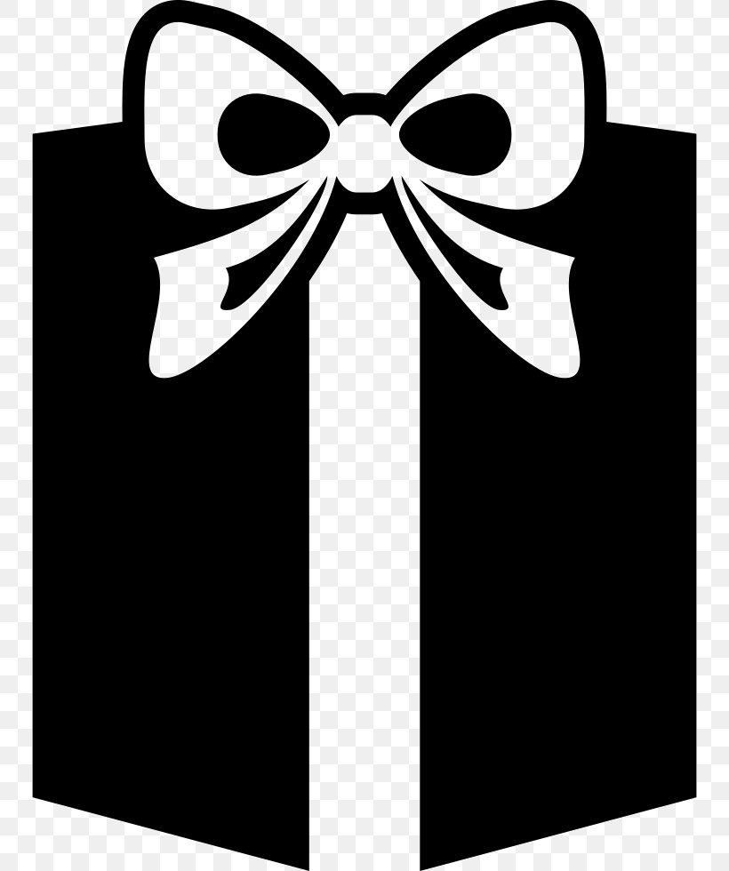 Clip Art Gift Ribbon Box, PNG, 748x980px, Gift, Black, Black And White, Bow Tie, Box Download Free
