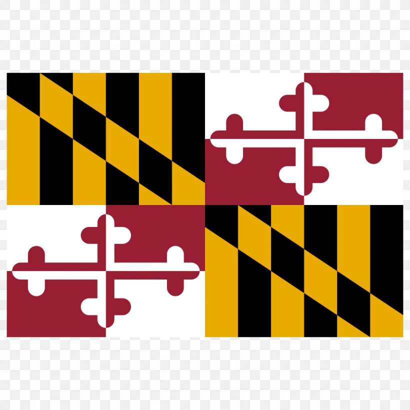 Flag Of Maryland State Flag, PNG, 1024x1024px, Maryland, Area, Brand, Decal, Flag Download Free
