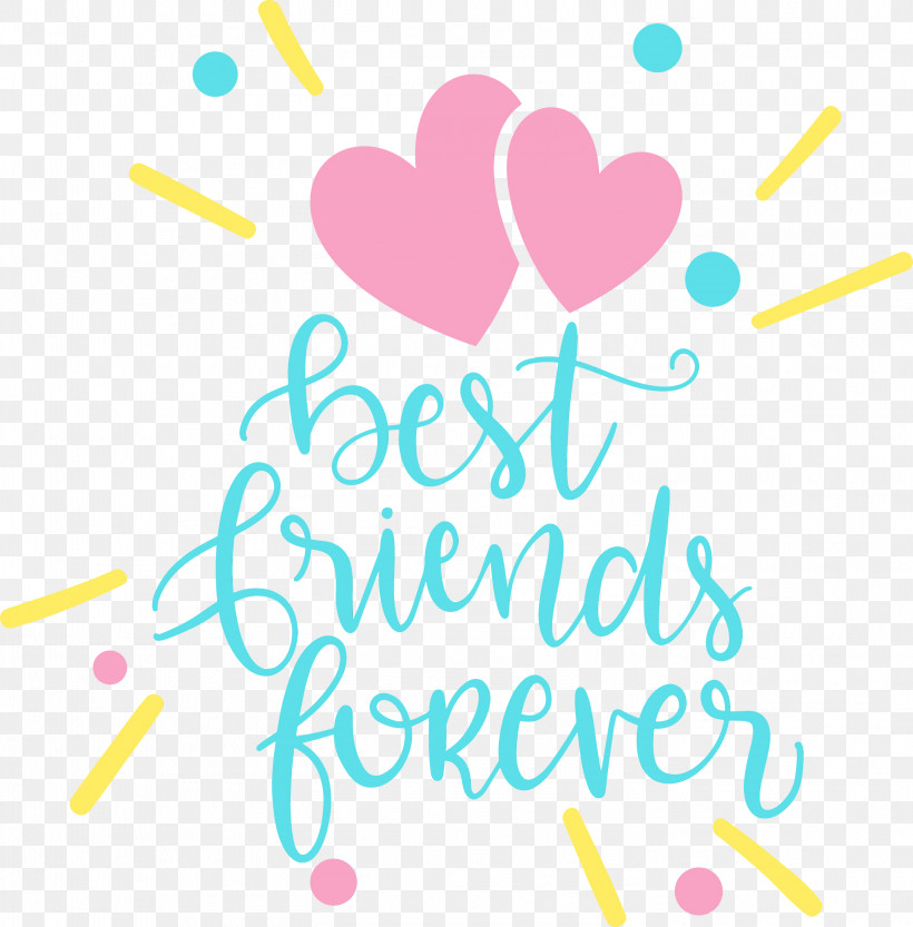 Logo Yellow Line Point Area, PNG, 2951x3000px, Best Friends Forever, Area, Computer, Friendship Day, Line Download Free