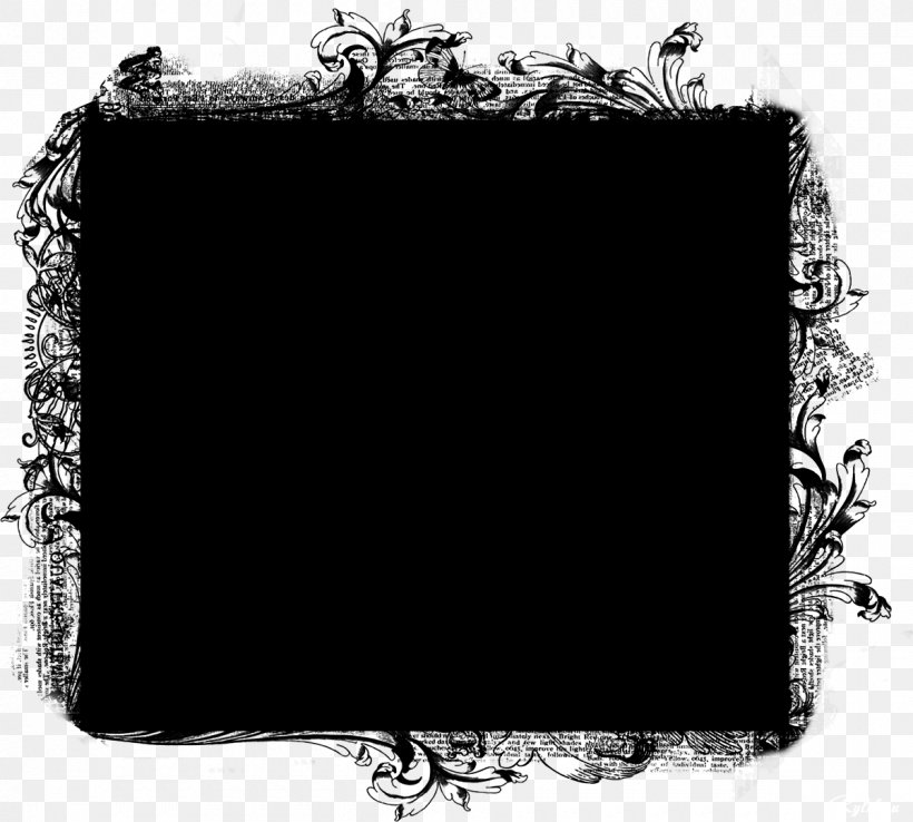 Picture Frames Rectangle White Pattern, PNG, 1200x1080px, Picture Frames, Black, Black And White, Black M, Monochrome Photography Download Free