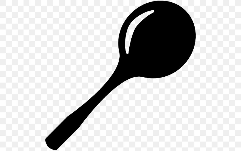 Tablespoon Icon, PNG, 512x512px, Spoon, Black And White, Cutlery, Food, Gratis Download Free