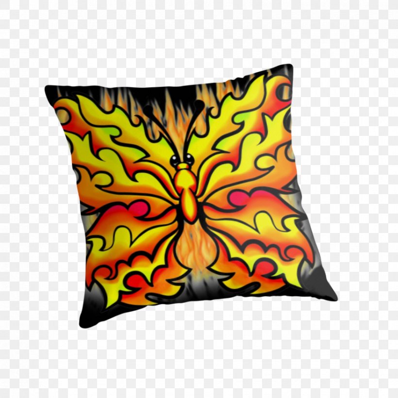 Monarch Butterfly Throw Pillows Cushion, PNG, 875x875px, Monarch Butterfly, Brush Footed Butterfly, Butterfly, Cushion, Insect Download Free